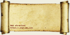 Jovana Eglenović vizit kartica